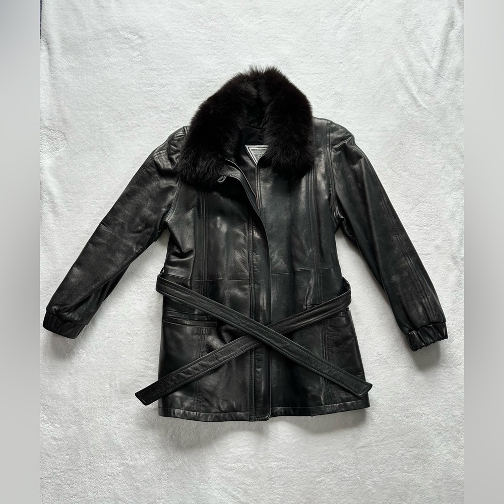 J. Percy for Marina Richards Leather Jacket